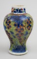 Miniature Chinese Qianlong Period Clobbered Vase, Circa 1770