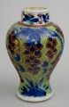 Small Chinese Qianlong Period Clobbered Vase, Circa 1770