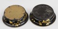 Pair Papier Mache Coasters, Circa 1820