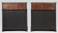 English Pair Regency Period Rosewood Bookcases, Circa 1820