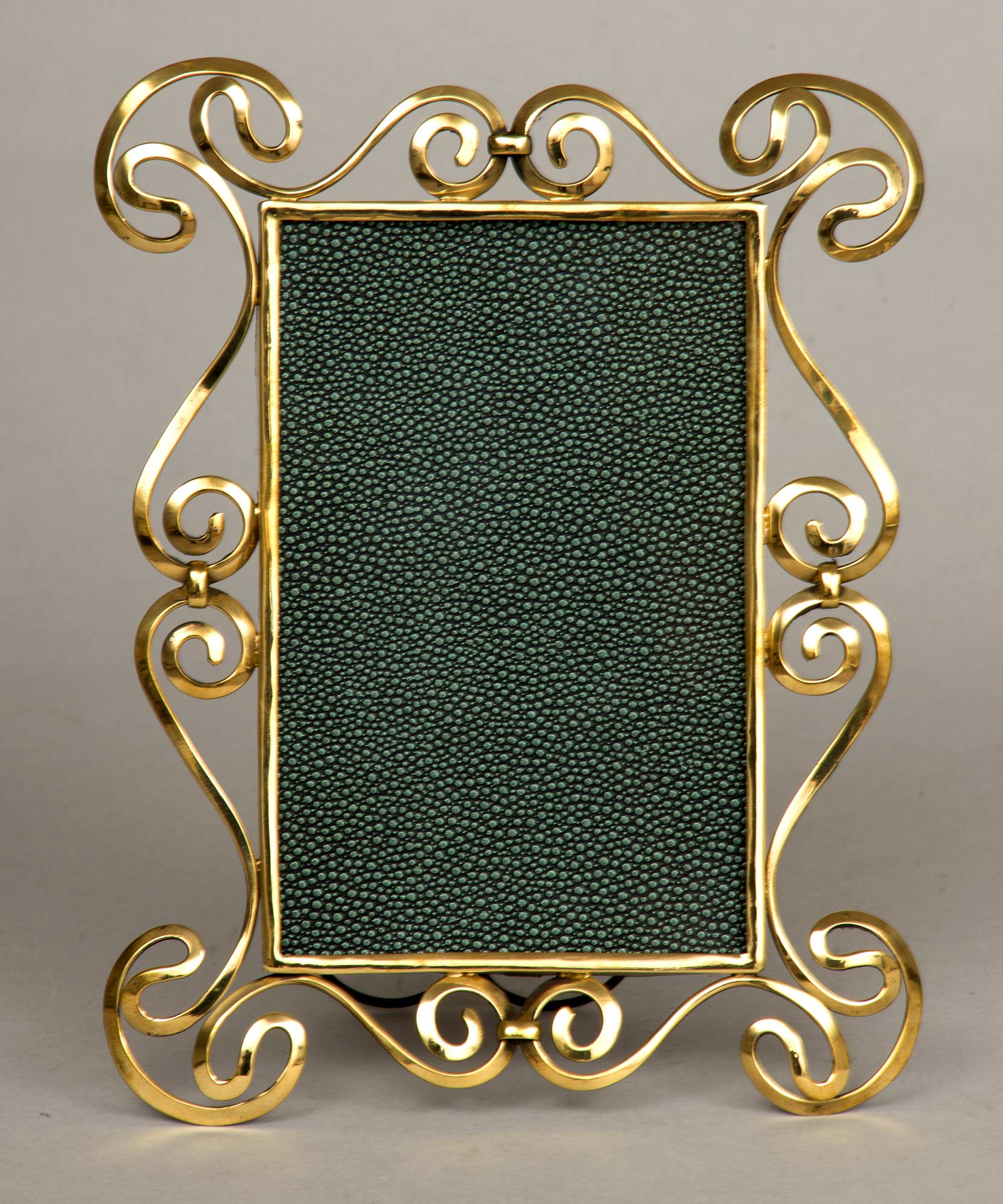 Antique Brass Art Nouveau Frame, Circa 1900