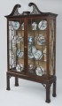 George III Mahogany Glazed Display Cabinet, Circa 1790