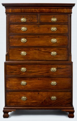 18th Century George III Chest on Chest