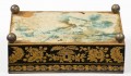 Late Regency Chinoiserie Penwork Box, Circa 1830