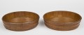 Pair of Oak Round Coopered Trays, Circa 1890