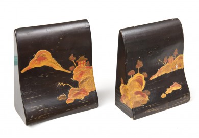 Vintage Chinoiserie Bookends