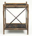 Bamboo Japanned Side Tray Table, Circa 1890