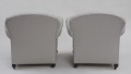 Pair English Club Chairs