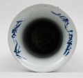 Chinese Blue and White Straight Sided Open Vase, Circa 1890
