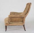 French Square Back Armchair, Circa 1890