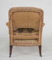 French Square Back Armchair, Circa 1890