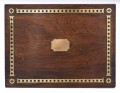 Regency Rosewood Brass Inlaid Dressing Case, Circa 1820
