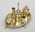 Georgian Brass Desk Set, Circa 1770