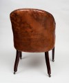 Edwardian Leather Tub Chair