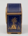 Blue Chinoiserie Desk Clock, Circa 1910