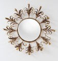 Italian Round Gilded Mirror