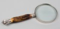 Magnifying Glass with Silver & Horn Handle
