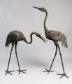 Pair of Meiji Period Japanese Cranes
