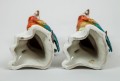 Pair of Antique Continental Porcelain Parrots, Circa 1880