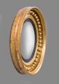 Antique Regency Period Giltwood Convex Mirror