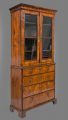 Antique George I Walnut Secretaire Bookcase