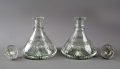 Cut-Glass Ship's Decanters