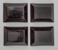 Set of Eight Chinese Canton Small Lacquered Trays