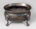 Oval Patinated Brass Wine Cooler