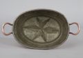 Antique Footed Oval Copper Mold