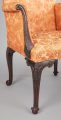 George II Carved Mahogany Bergere Armchair