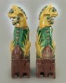 Antique Pair Chinese Foo Dogs