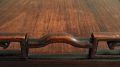 Rosewood Tray with Carved Gallery