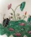 Chinese Porcelain Dish with Frogs