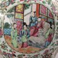 Antique Chinese Large Famille Rose Vase with Lid