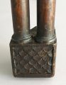 Chinese Chippendale, Gothic Revival Cluster Column Leg Stool