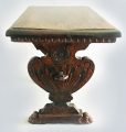 Italian Baroque Style Walnut Side Table