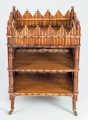 Antique Bamboo Three-Tiered End or Side Table