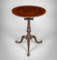 Antique 18th Century George III Mahogany Tilt-Top Pedestal Birdcage Tea Table