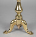 Antique 19th Century Solid Brass Trivet or Kettle Stand
