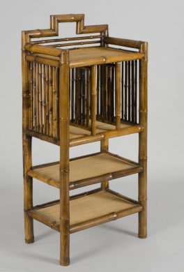Antique Bamboo Bookcase