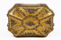 Antique 19th Century Chinese Export Black Lacquer Tea Caddy