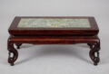 Antique Chinese Rosewood, Marble Inset Low Stand