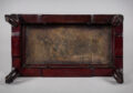 Antique Chinese Rosewood, Marble Inset Low Stand