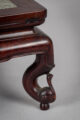 Antique Chinese Rosewood, Marble Inset Low Stand