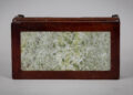 Antique Chinese Rosewood, Marble Inset Low Stand
