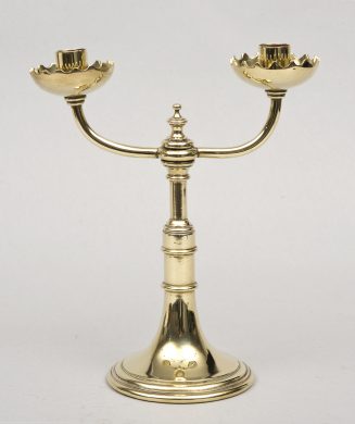 Antique English Brass Candelabra