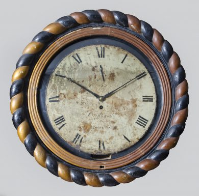 Georgian Irish Wall Clock, Circa 1820