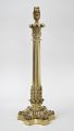 Regency Brass Column Lamp, Circa 1825