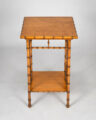 19th Century Faux Bamboo Night Stand, Side Table