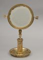 French Ormolu Mirror on Stand